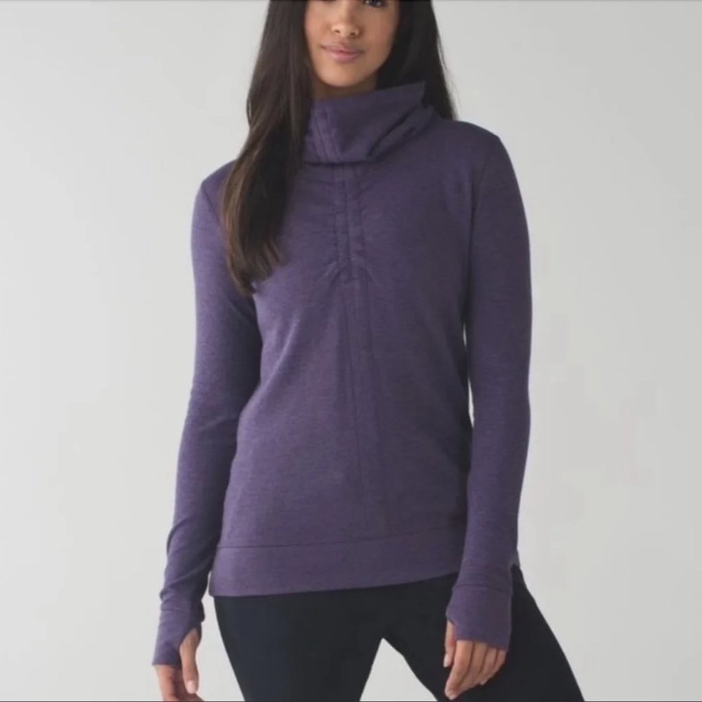 Lululemon Reversible Long Sleeve Cowl Neck Sweatshirt